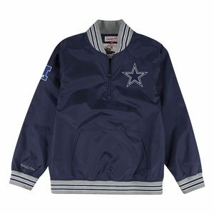 MITCHELL & NESS 1/4 ZIP PULLOVER 307C